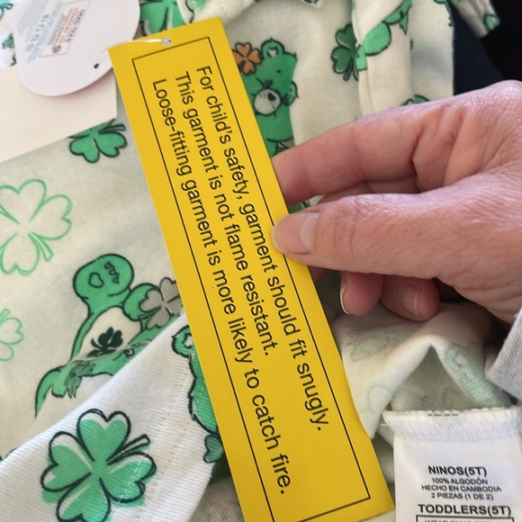 Care Bears Two Piece Pajamas - Picture 11 of 12